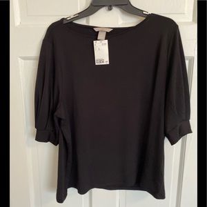 NWT H&M poly blend top XL